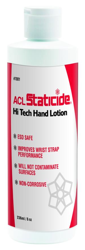 ACL 7001 Staticide Hi Tech Hand Lotion 8oz Squeeze Bottle